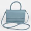 Pleated Faux Leather Shoulder Bag – Compact Essentials