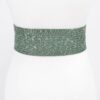 Wide Stretch Belt with Bamboo-Style Buckle