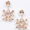 Multi Rhinestone Dangle Earrings – Cascading Drop