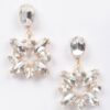 Multi Rhinestone Dangle Earrings – Cascading Drop