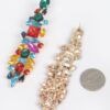 Multi Rhinestone Drop Earrings – Elongated Statement