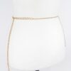 Rhinestone Cascade Belt – Fountains Design, 13 inch Wide