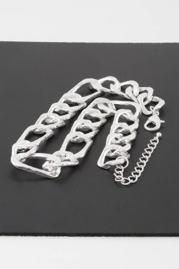 Bulky Link Chain Necklace – Oversized Polished 16-inch