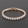 Rhinestone Open Cuff Bracelet – Structured Sparkle