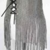 Rhinestone Fringe Belt – Cascading Waist Accent