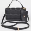 Quilted Top-Handle Bag with Structured Silhouette