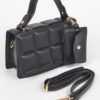 Quilted Top-Handle Bag with Structured Silhouette