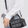Quilted Top-Handle Bag with Structured Silhouette
