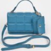 Quilted Top-Handle Bag with Structured Silhouette