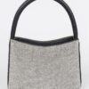Rhinestone Structured Top-Handle Evening Bag