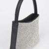Rhinestone Structured Top-Handle Evening Bag