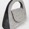 Rhinestone Top-Handle Evening Bag