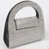 Rhinestone Top-Handle Evening Bag