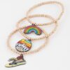 Beaded Travel Charm Bracelet – Polished Beads