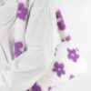 Faux Wool Floral Shoulder Bag – Compact Shape