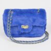 Faux Wool Flap Shoulder Bag – Textured Compact Satchel