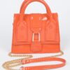 Enamel Top Handle Bag – Glossy Structured Mini