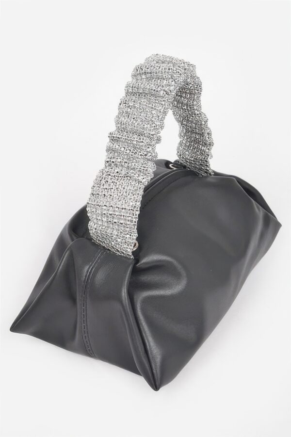 Faux Leather Shoulder Bag – Sleek Elongated Silhouette