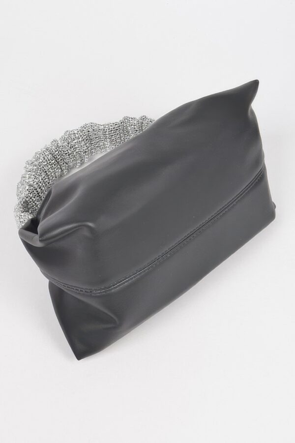 Faux Leather Shoulder Bag – Sleek Elongated Silhouette