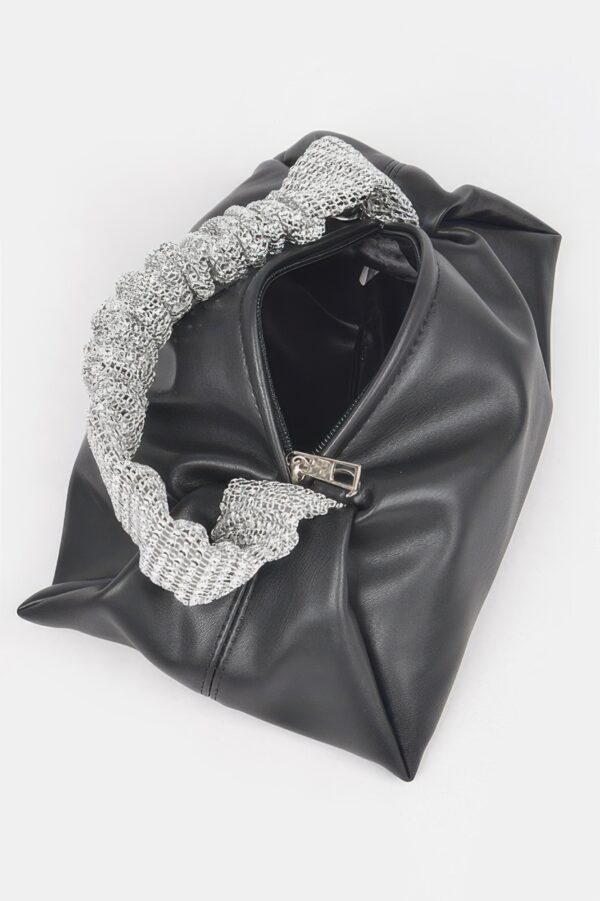 Faux Leather Shoulder Bag – Sleek Elongated Silhouette