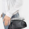 Faux Leather Shoulder Bag – Sleek Elongated Silhouette