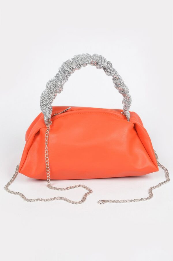 Faux Leather Shoulder Bag – Sleek Elongated Silhouette