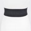 Rhinestone Buckle Stretch Belt – Wide 3-inch