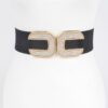 Rhinestone Buckle Stretch Belt – 2.5 in Width