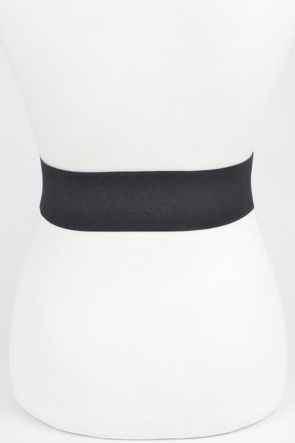Rhinestone Buckle Stretch Belt – 2.5 in Width