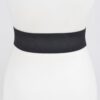 Rhinestone Stretch Belt with Metal Buckle – 2.25-inch Wide