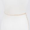 Layered Pearl Chain Belt – 46 in Adjustable Accent
