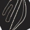 Layered Pearl Chain Belt – 46 in Adjustable Accent
