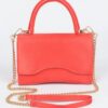 Compact Chain Crossbody Bag – Polished Finish
