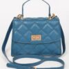 Quilted Top-Handle Crossbody Bag – Structured Compact