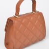 Quilted Top-Handle Crossbody Bag – Structured Compact
