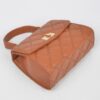 Quilted Top-Handle Crossbody Bag – Structured Compact