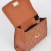 Quilted Top-Handle Crossbody Bag – Structured Compact
