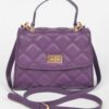 Quilted Top-Handle Crossbody Bag – Structured Compact