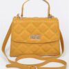 Quilted Top-Handle Crossbody Bag – Structured Compact