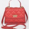 Quilted Top-Handle Crossbody Bag – Structured Compact