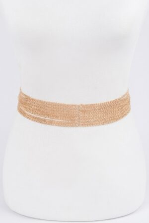 Multi Chain Belt – Layered Chain Waist Accent