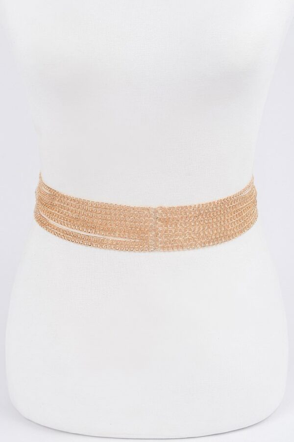 Multi Chain Belt – Layered Chain Waist Accent
