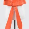 Wide Faux Leather Kimono Wrap Belt – Structured Waist Tie