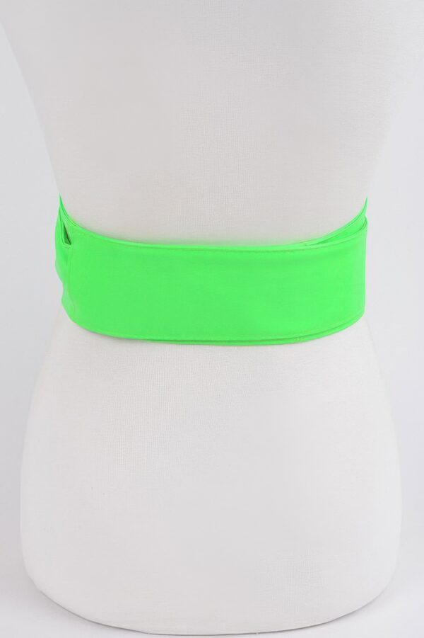 Neon Wrap Kimono Belt – Wide 4in Waist Tie