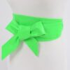 Neon Wrap Kimono Belt – Wide 4in Waist Tie