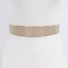 Rhinestone Metal Waist Belt – Structured Sparkle