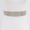 Rhinestone Metal Waist Belt – Structured Sparkle