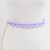 Chain Belt with Vivid Color Accents