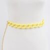 Chain Belt with Vivid Color Accents