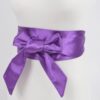 Wide Satin Kimono Wrap Belt – Smooth Finish